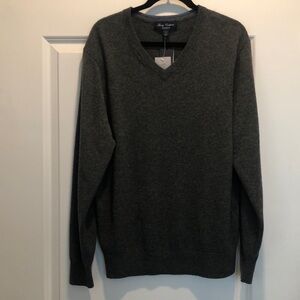 Daniel Cremeaux New w/Tags, Men's Gray Cashmere Sweater, Size L